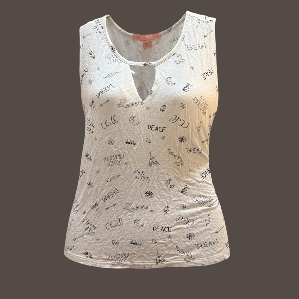 Boho hippie tank top.